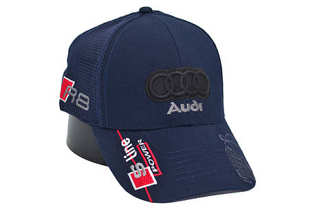 Бейсболка Fang сітка з автомобільним логотипом Audi 56-58 см темно-синя (F 0919-705), фото 1