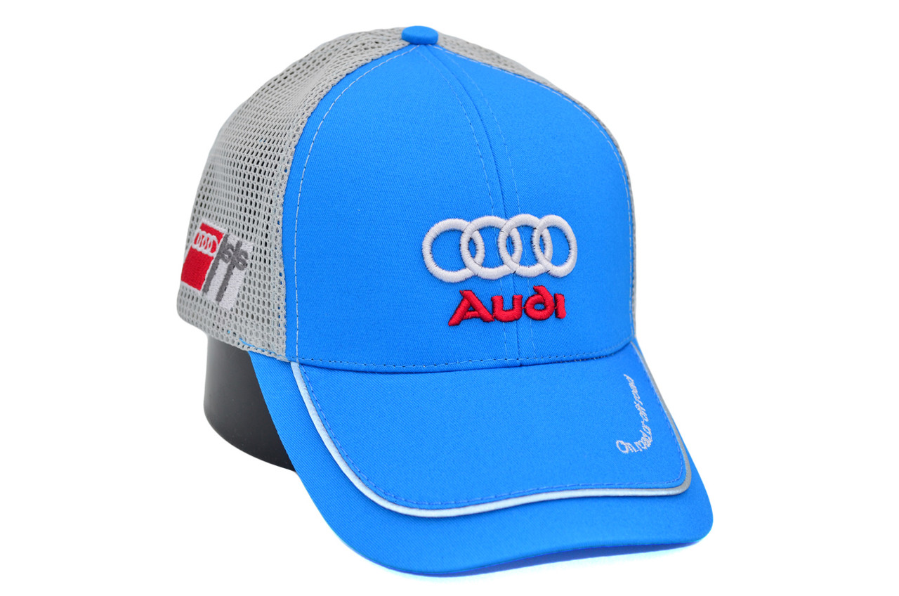 Бейсболка Fang сітка з автомобільним логотипом Audi 56-58 см голуба (F 0919-707)