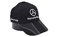 Бейсболка Fang сітка з автомобільним логотипом Mercedes Benz 56-58 см чорна (F 0919-709)