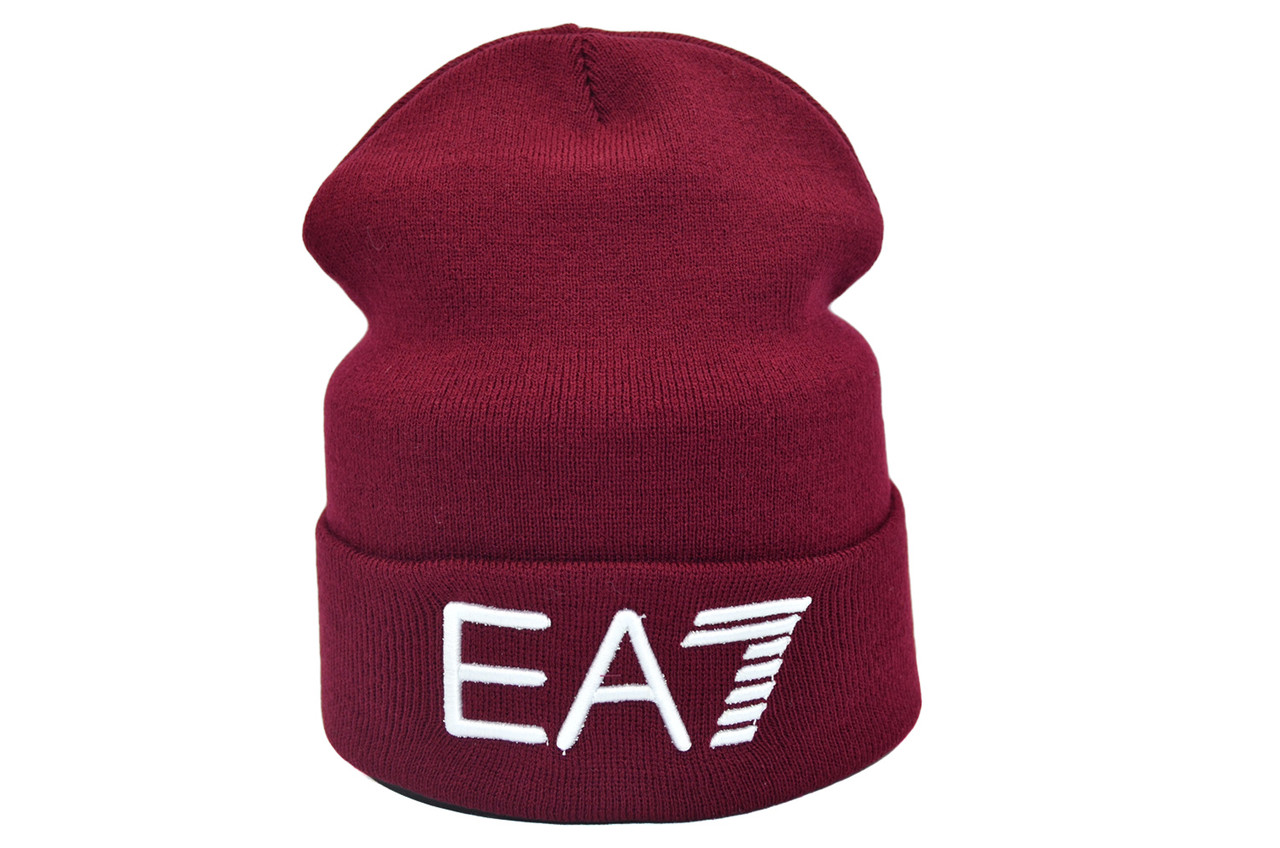 Шапка Hip Hop Shop EA7 55-59 см бордова (H-08118-521)