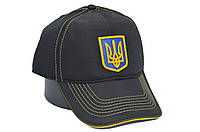 Утеплена кепка Fang 56-58 см Ukraine з флісовою підкладкою чорна (F 0919-747)