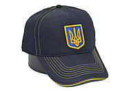 Утеплена кепка Fang 56-58 см Ukraine з флісовою підкладкою темно-синя (F 0919-748)