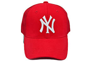Бейсболка сітка Art cap New York Yankees 55-59 см червона (0919-804), фото 5