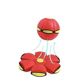 Іграшка для собак м'яч - фрізбі червоний