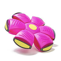 Іграшка для собак м'яч - фрізбі рожевий, фото 2