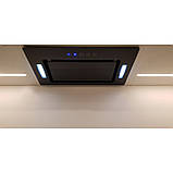 Вбудована чорна кухонна витяжка Luxor Stolz 60 LED 1450 куб. потужності. Тиха 39 дБ. Німеччина, фото 9