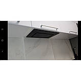 Вбудована чорна кухонна витяжка Luxor Stolz 60 LED 1450 куб. потужності. Тиха 39 дБ. Німеччина, фото 10