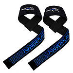 Лямки для тяги PowerPlay 7064 Чорно-Сині, фото 2