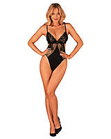 Кружевное боди Obsessive Maderris M/L Черное