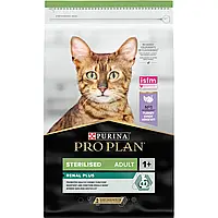 Сухой корм для стерилизованных кошек Purina Pro Plan Sterilised 1+ с индейкой 10 кг