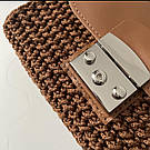 Замок для сумки фурла 5см, СТАНДАРТ, НІКЕЛЬ, фото 3