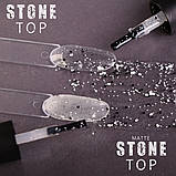 Топ No Wipe Top Stone Komilfo - топ із чорно-білими елементами без липкого шару, 8 мл, фото 4