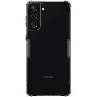 TPU чехол Nillkin Nature Series для Samsung Galaxy S21+ Серый (прозрачный)