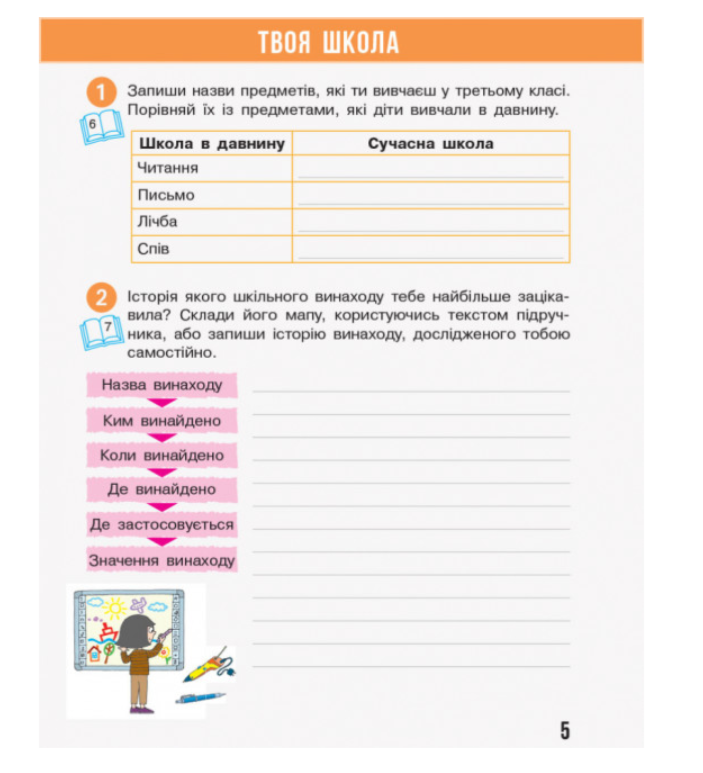 НУШ Я Исследую Мир 3 Класс Рабочая Тетрадь К Учебнику Бибик.