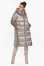 Утеплена куртка жіноча зимова кольору аметрину модель Braggart "Angels Fluff" 55120