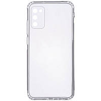 TPU чехол GETMAN Clear 1,0 mm для Samsung Galaxy A02s Бесцветный (прозрачный)