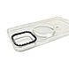 Чохол-накладка Molan Cano Силікон MagSafe для Apple iPhone 12 / 12 Pro (clear), фото 5