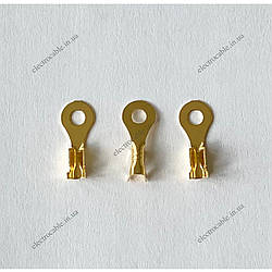 Наконечник 0,5-0,8мм2 д.3,5мм розрізний DJ431-3A кільцевий без ізоляції