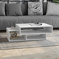 Стіл журнальний Сезан, кавовий столик, сучасний журнальний стіл, журнальний столик з полицями