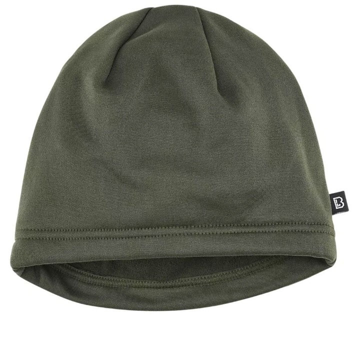 Шапка зимова тактична Brandit Fleece Cap Ice - Olive