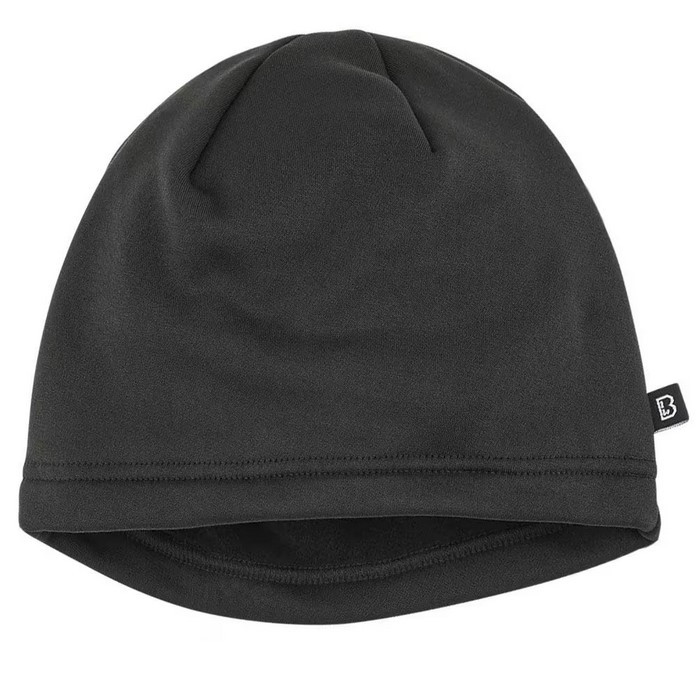 Шапка зимова тактична Brandit Fleece Cap Ice - Black