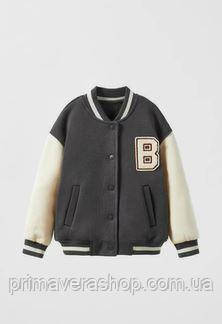 Zara Бомбер дитячий 18-24 місяці VARSITY BOMBER jacket