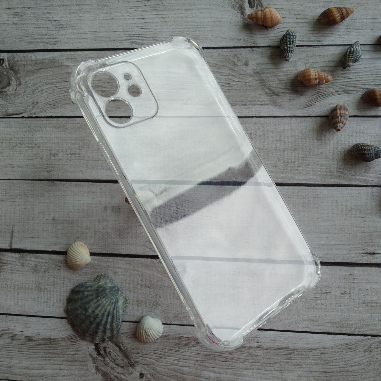 Прозрачный чехол на айфон для iPhone 12 / Силиконовый чехол защита ...
