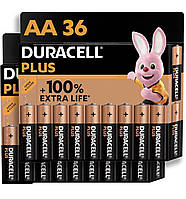 Батарейка АА 36 шт Duracell Plus 1.5 V LR06