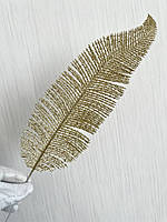 Лист папороті золотий (10 штук), фото 4