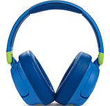 Навушники для дітей бездротові JBL JR460NC (JBLJR460NCBLU) повнорозмірні сині, фото 2