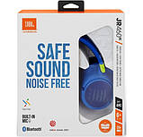 Навушники для дітей бездротові JBL JR460NC (JBLJR460NCBLU) повнорозмірні сині, фото 7