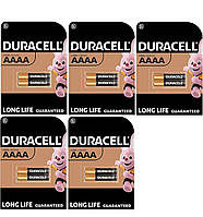 Лужна Батарейка Duracell AAAA, 1.5 V, блістер 10 шт