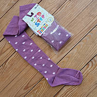 Колготи для дівчинки «Горошок», зріст 104-110, колір бузковий