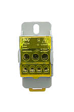 Розподільчий блок на DIN-рейку РБД80A жовтий Ny95504700