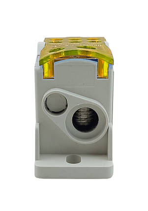 Розподільчий блок на DIN-рейку РБД125A жовтий Ny95504701, фото 2