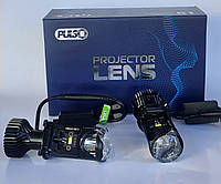 Лампы - линзы PULSO L9 / H4-H/L / LED-chips CSP / 12v 24v 35w / 3000Lm / 5000K (L9-H4-Mini Lens)