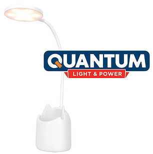 Настільна світлодіодна лампа з акумулятором Quantum TORINO QM-TL1010 4 W 260 lm 2300-5000K USB 5V