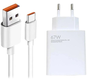 Зарядний пристрій Xiaomi Mi 67W Charging Combo Type-A BHR6035EU