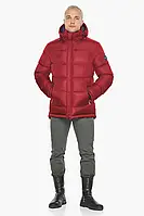 Зимняя мужская брендовая куртка бордового цвета модель Braggart "Aggressive"Германия