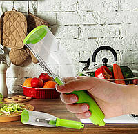 Овощечистка с контейнером нож экономка для тонкой чистки овощей и фруктов