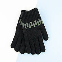 Перчатки подростковые для мальчиков на 8 - 9 - 10 - 11 - 12 лет зимние утепленные (арт. 23-3-18)