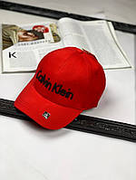 Кепка Calvin Klein black on red с016 высокое качество