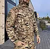 Чоловічий камуфляжний демісезонний костюм Softshell Multicam на флісі: Куртка і Штани, фото 5