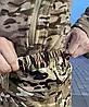 Чоловічий камуфляжний демісезонний костюм Softshell Multicam на флісі: Куртка і Штани, фото 2