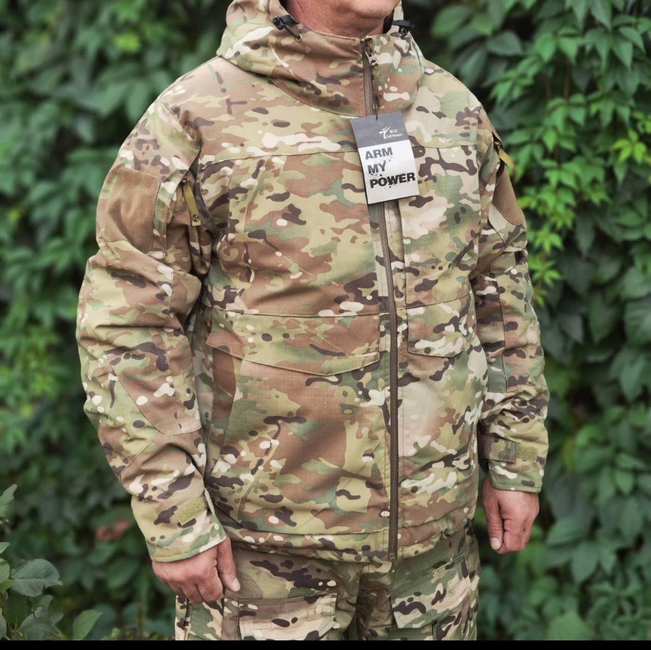Тактична куртка мультикам Militari Dragon тактичіска демісезонна куртка мультикам із мембраною