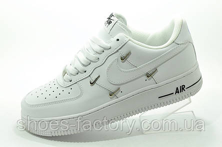 Білі кросівки Nike Air Force 1 07 LX (Найк Аїр Форс) унісекс, фото 2