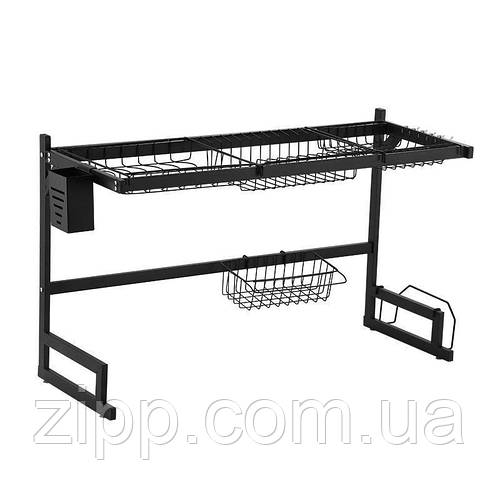 Сушилка для посуды над раковиной Черная CF-052310, цена 839 ₴: купить ...