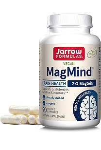 Jarrow Formulas MagMind 90 капсул magnesium l-threonate