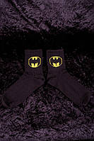 Шкарпетки Without Бэтмен Logo 36-44 Black высокое качество