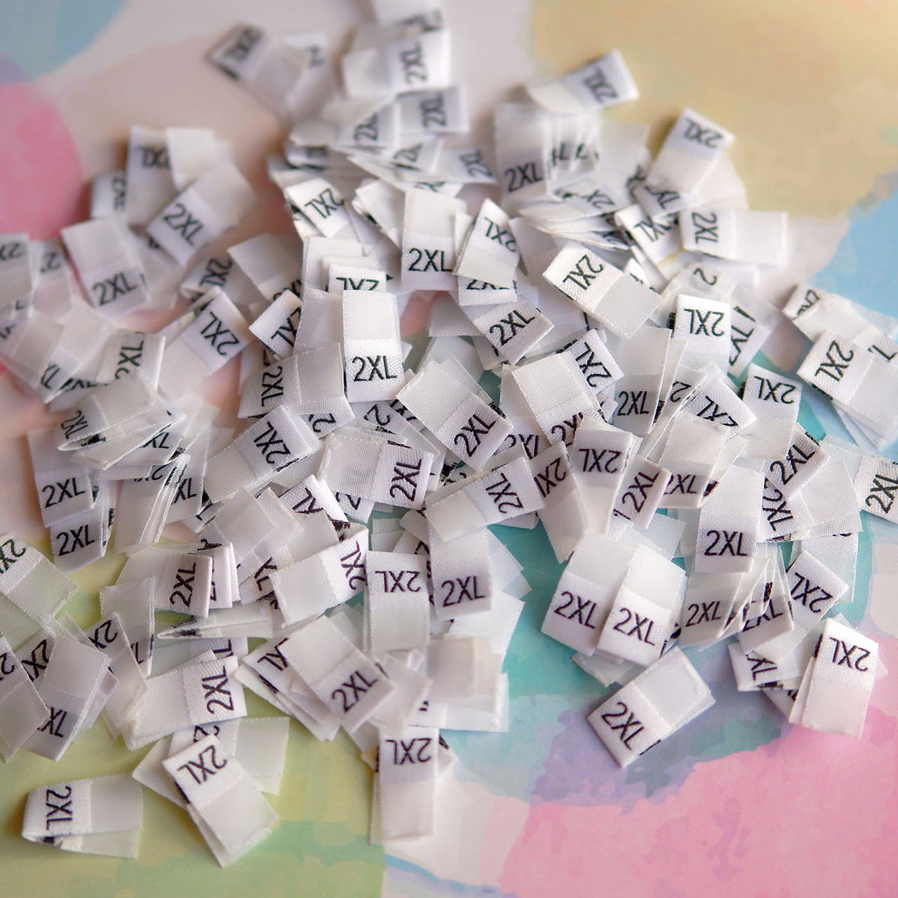 Розмірники жакардові білі, 1000шт 4XL